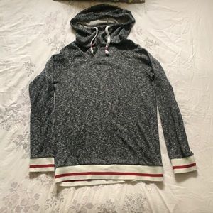 Grey Cowl Sweater with Hood